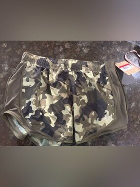 Nike Olive Green Camo Women's Shorts